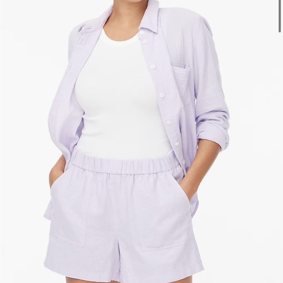 J. Crew Pants - J. Crew Women's High Waist Shorts in Light Purple